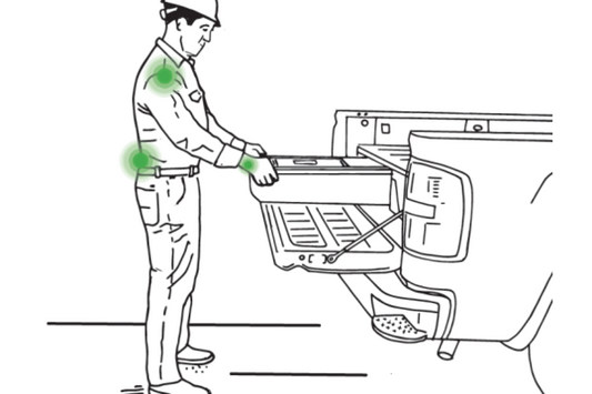 Ergonomic White Paper Supports Decked