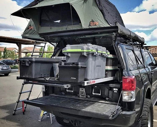 ute bed slide tray and drawer system